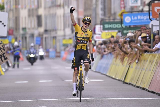 Jonas Vingegaard remporte la 5ème étape du Dauphiné et prend le maillot jaune