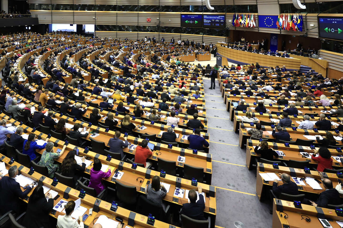 A la recherche des députés européens au Parlement européen