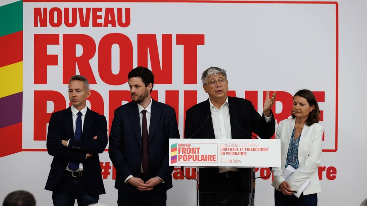 Législatives 2024 : Le Nouveau Front populaire chiffre à 125 milliards le coût de son programme économique pour 2024-2025